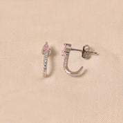 925 Silver Cherry Pink Studs