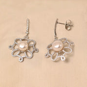925 Silver Carrie Pearl Earrings