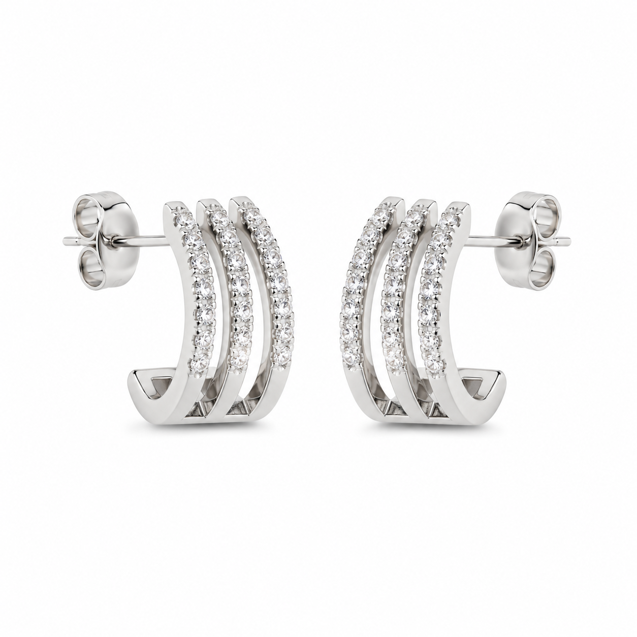 925 Silver Demi Studs