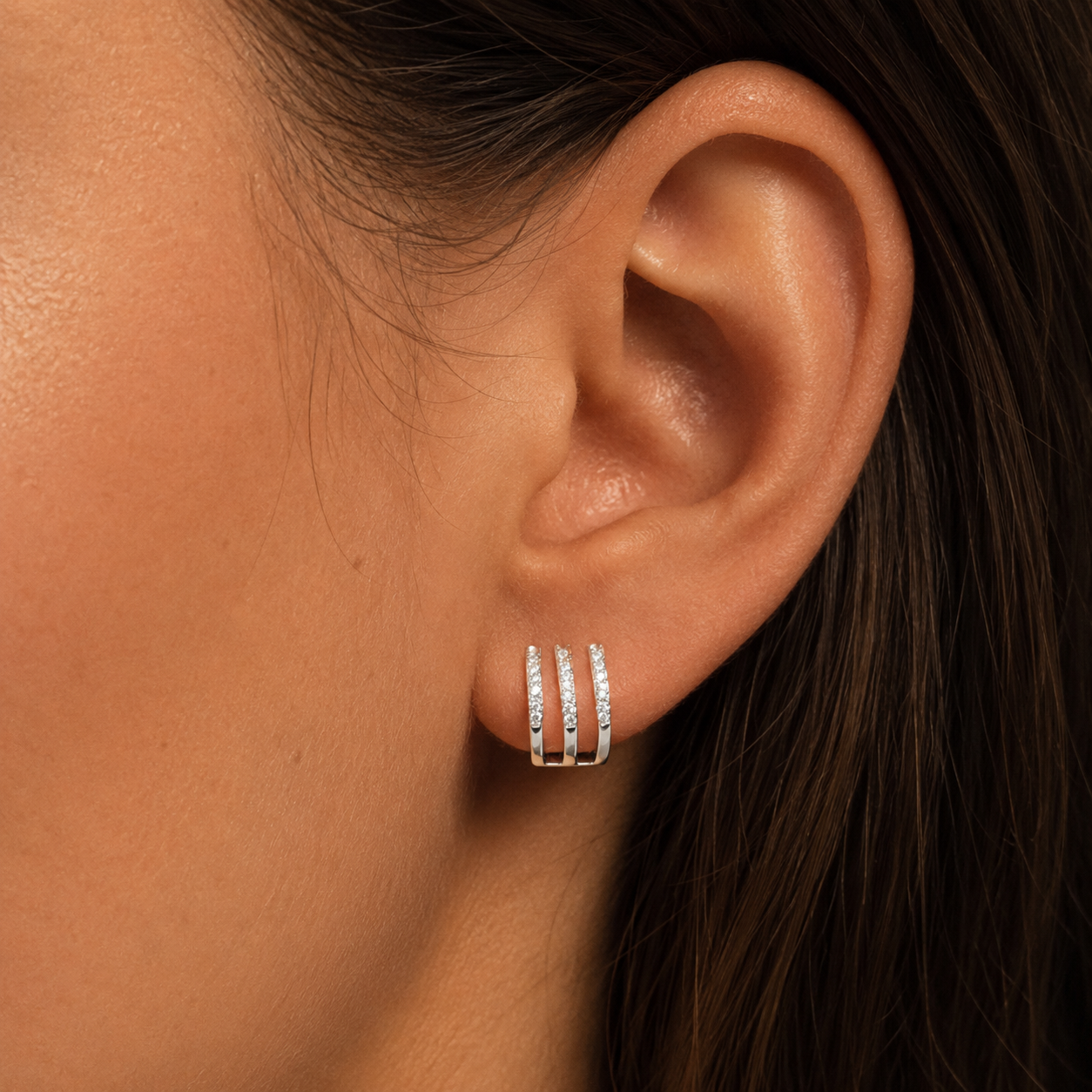 925 Silver Demi Studs