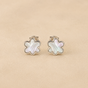 925 Silver Lunara Blossom -White