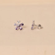Rainbow Petal Earring - Purple