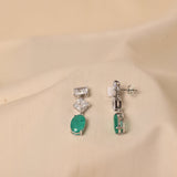 Emerald Symphony Drop Earrings