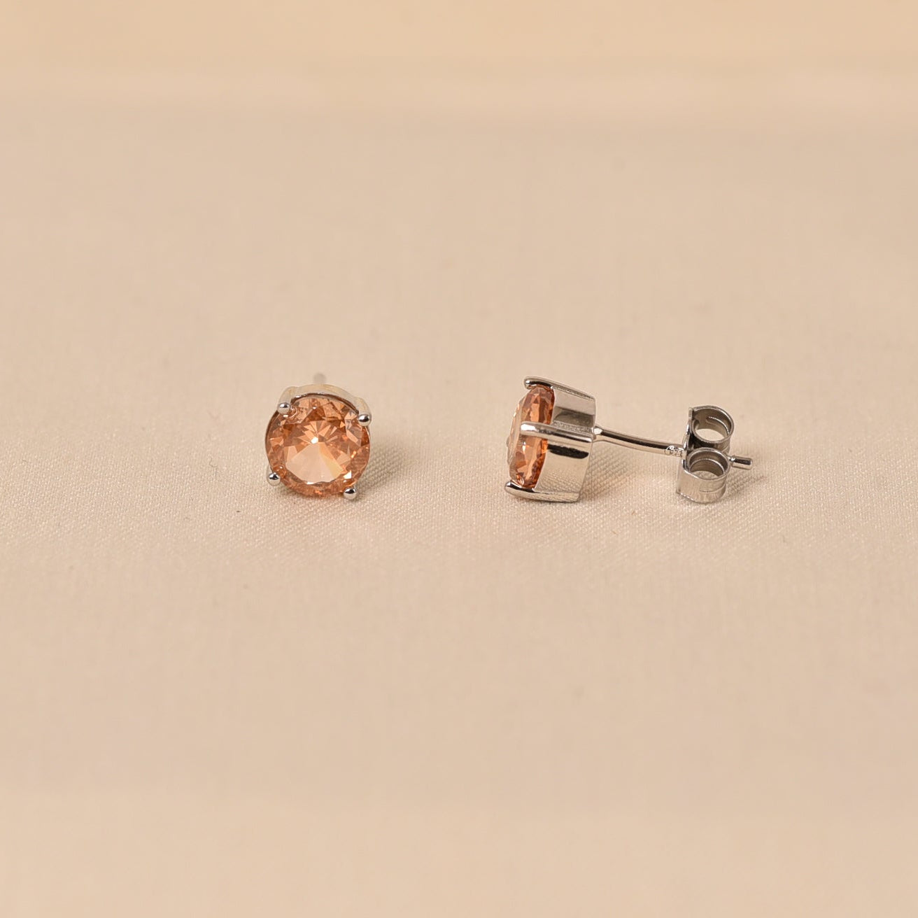 925 Silver Maxi Diamond Shine Studs
