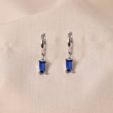 Radiant Drop Earring - Dark Blue