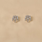 Silver Sterling Queen Earring