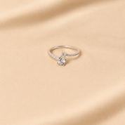 925 Silver Dual Max Stud Ring