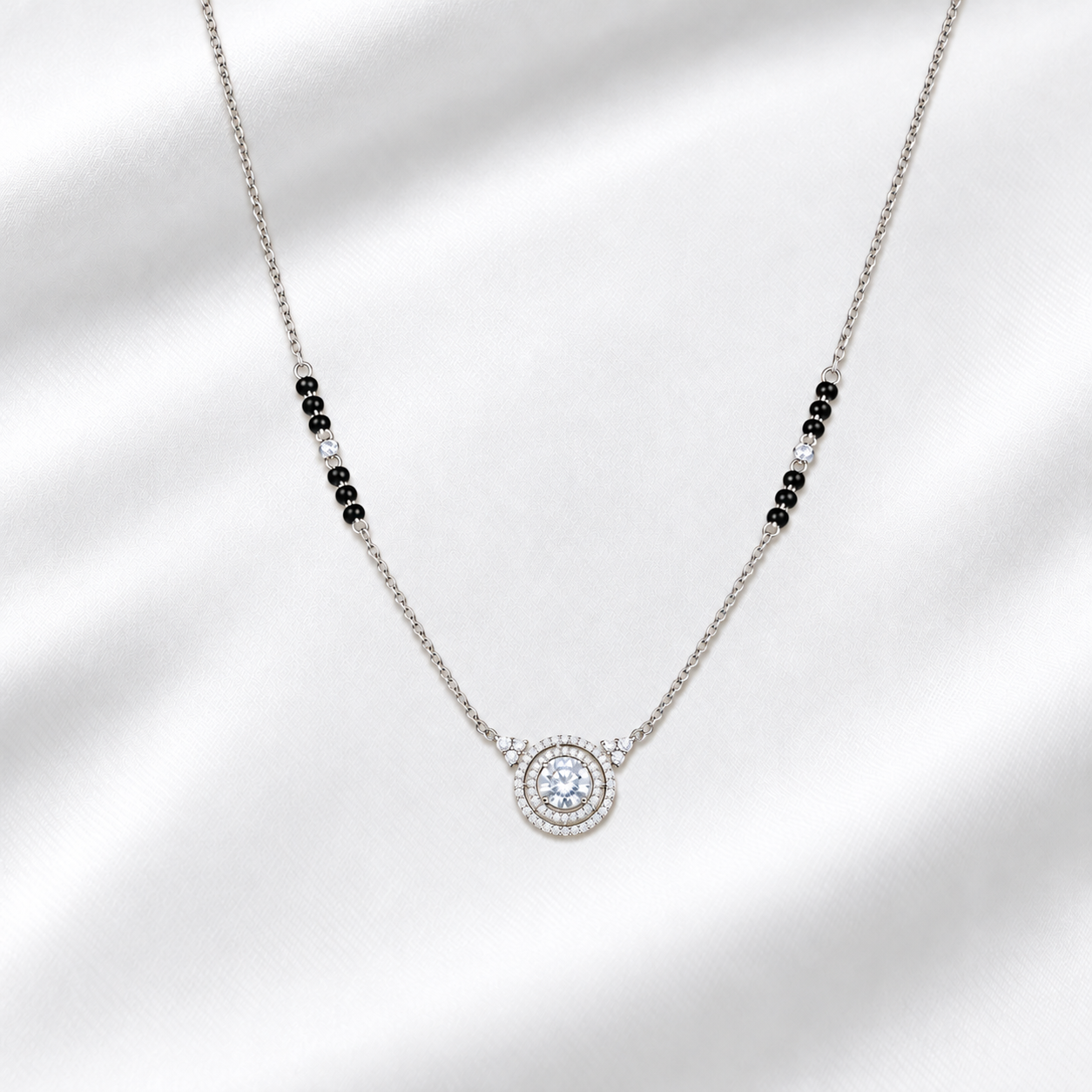 925 Silver Tanmaniya Mangalsutra