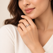 925 Silver Pearl Radiance Ring