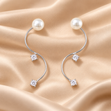 Wavey Pearl Earrings