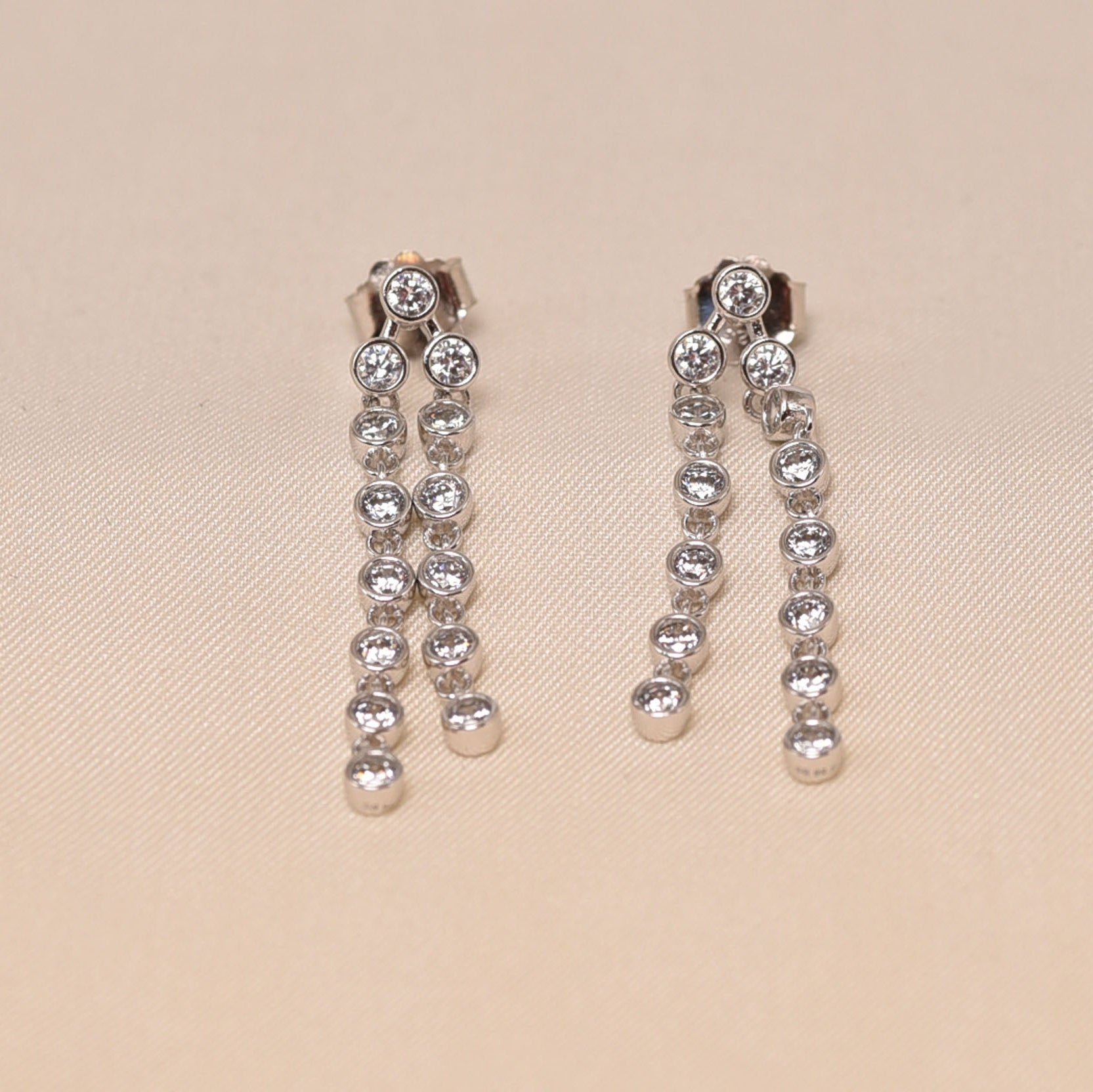 925 Sterling Silver Drops Earrings for party wear by Elyta