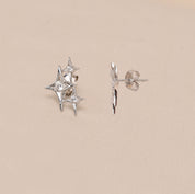925 Sterling Silver Shining Diamond  Stud Earring Elyta