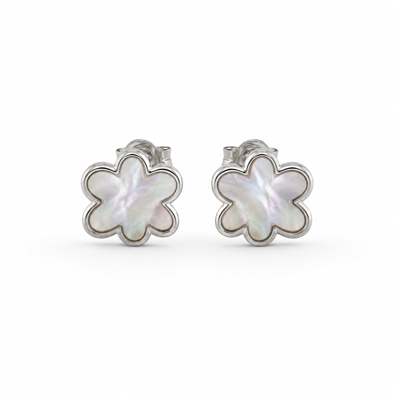 925 Silver Lunara Blossom -White