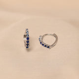 Tine Diamond Earring - Blue