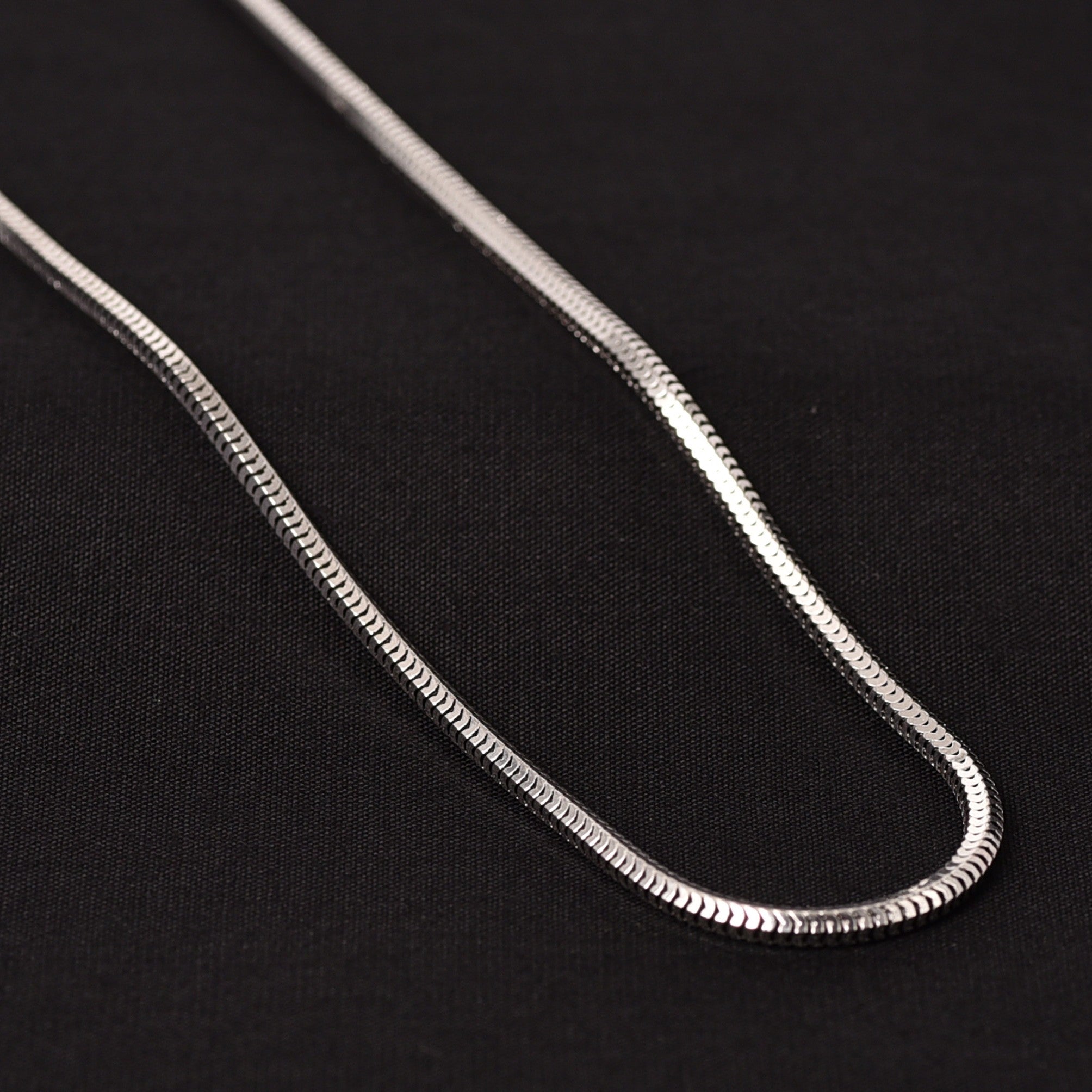 Handcrafted 925 Silver Snake Men's Chain - Elyta
