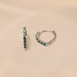 Tine Diamond Earring - Green