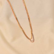 Fine 925 Silver_Gold and Silver Polish Chain