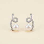 925 Silver Pearl Swan Elegance