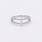 Sterling Silver Flamme Ring