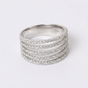 Silver Sterling  Class Ring For Her