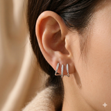 Side Twist Cuff Earrings