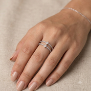 Sterling Silver Flamme Ring