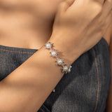 Opal Glow Adjustable Tennis Bracelet