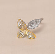 925 Sterling Silver Elegant Diamond Ring Party Wear - Elyta