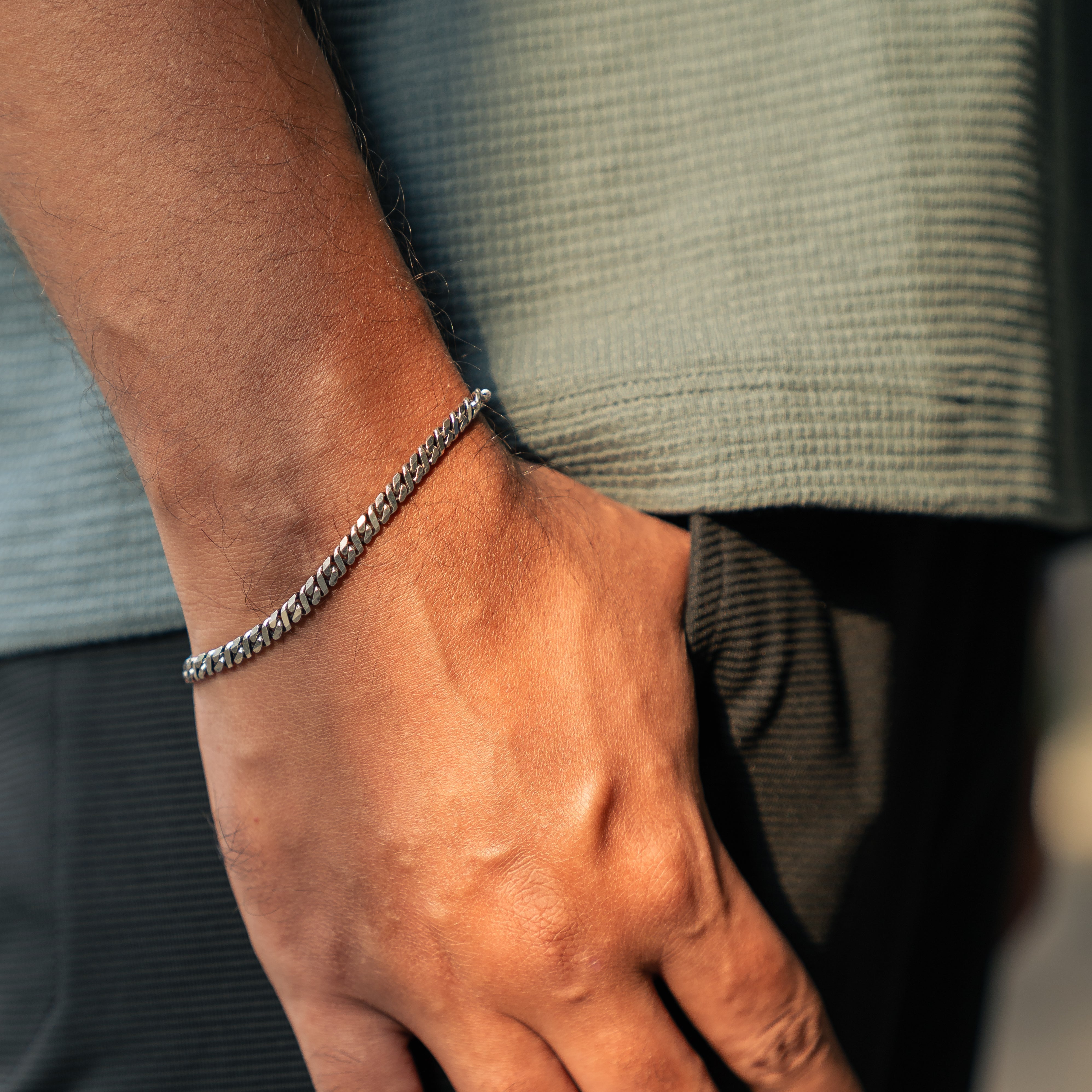 Silver Yajvan Bracelet - Size 8"