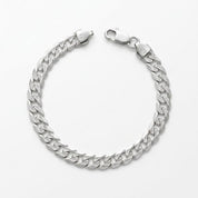Silver Shahrukh Mens Bracelet - Medium