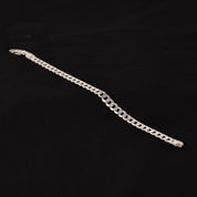 Silver Shahrukh Mens Bracelet - Medium