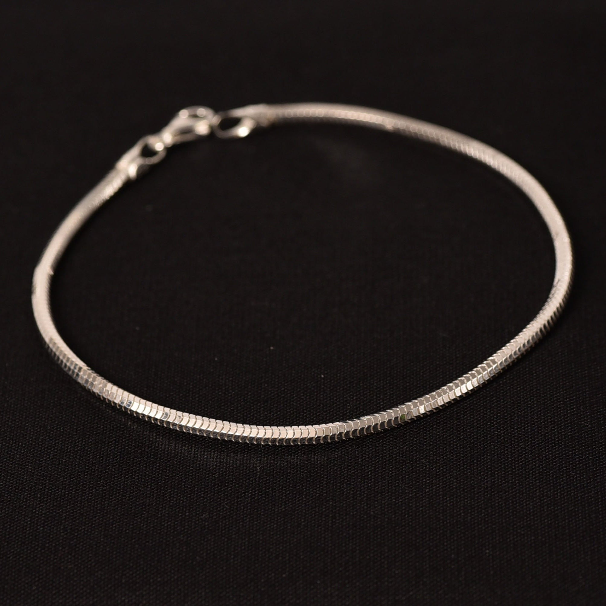 Round Snake Mens Bracelet