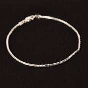 Silver Steven Mens Bracelet