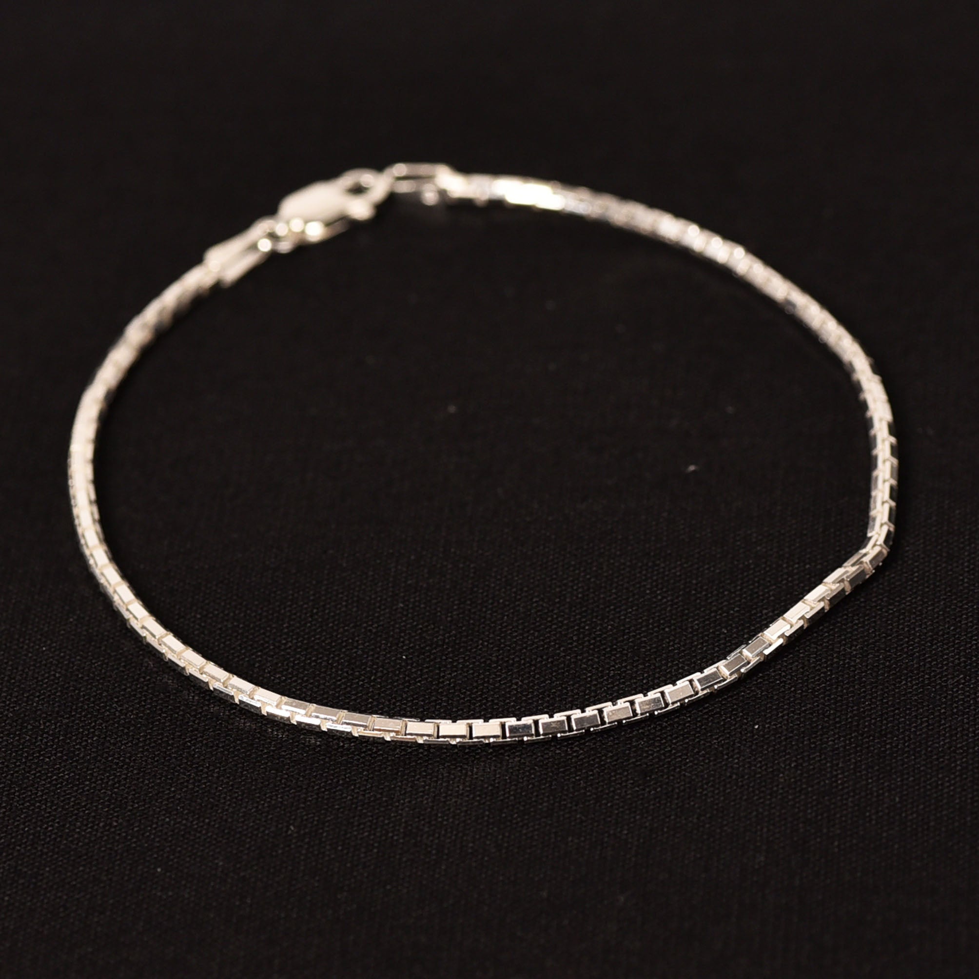 Silver Steven Mens Bracelet