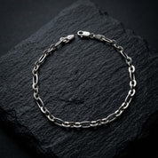 Round Linked Mens Bracelet