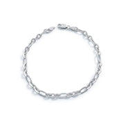 Round Linked Mens Bracelet