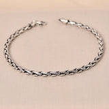 Sterling Silver Fancy Knot Men's Bracelet
