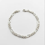 Silver Stylish Linked Mens Bracelet
