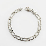 Silver Linked Mens Bracelet