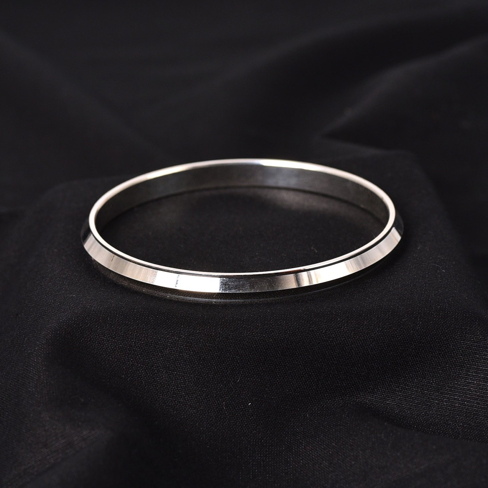 Silver Punjabi Men's Kada - Size 2'6