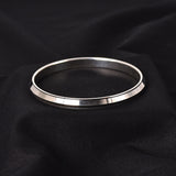 Silver Fancy Punjabi Men's Kada- 2'6