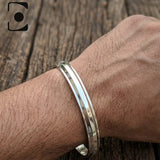 Silver Punjabi Men's Kada - 2'6