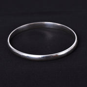 Silver Round Punjabi Mens Kada