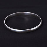 Silver Round Punjabi Mens Kada