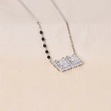 Silver Minimalistic Radiant Mangalsutra