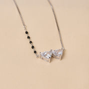Silver Minimalistic Acute Mangalsutra