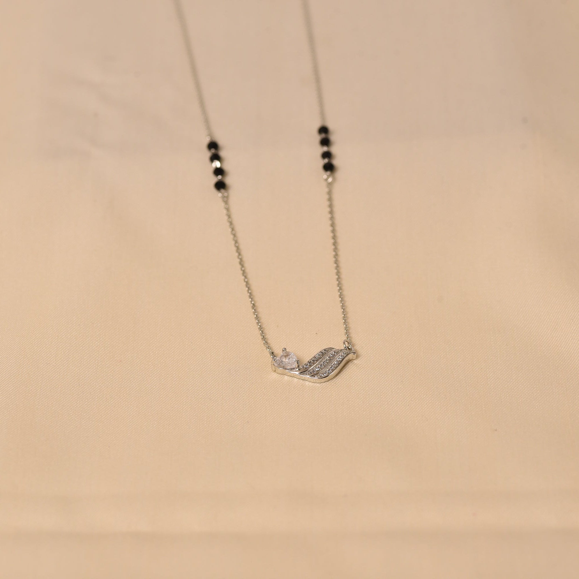 925 Silver Swaya Curve Mangalsutra