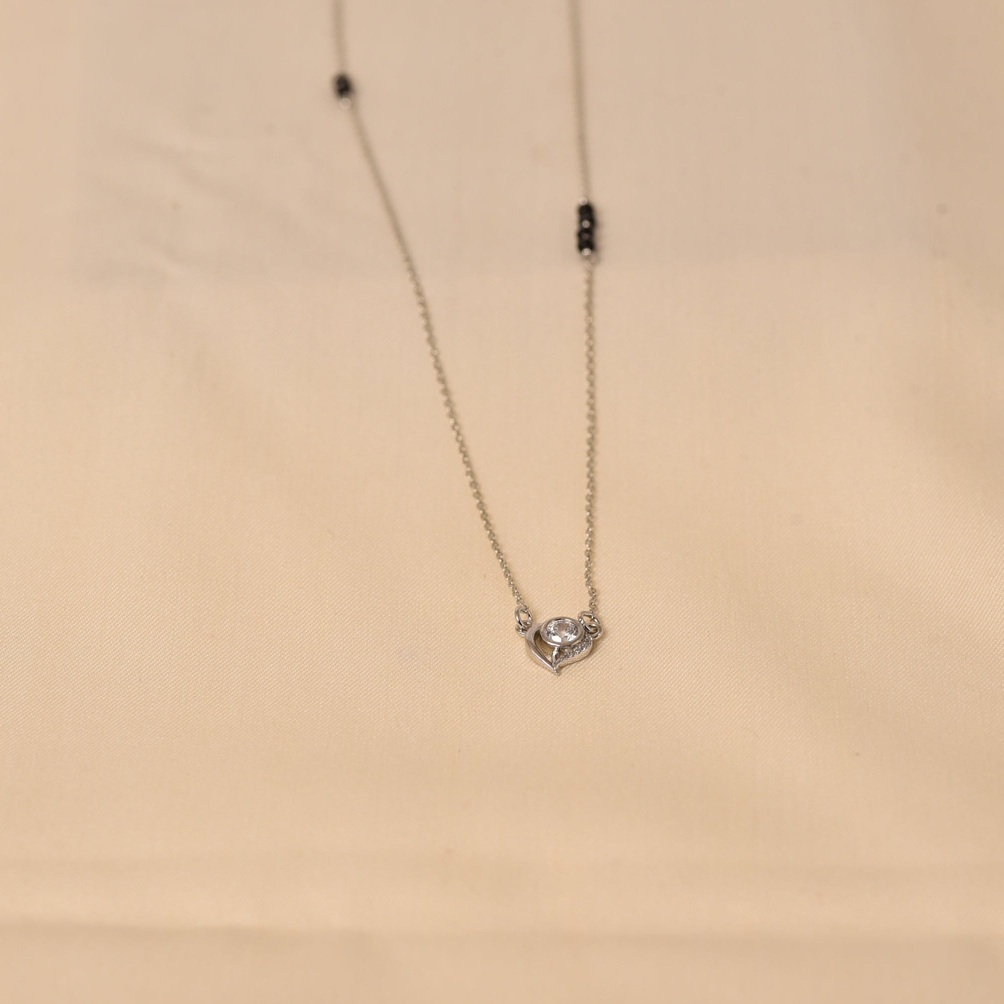 Black Bead stylish Mangalsutra for Women by Elyta
