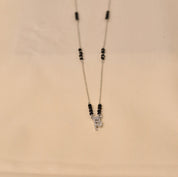 Long Mangalsutra Black Beads by Elyta