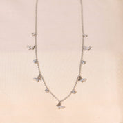 Silver Butterfly Charm Necklace